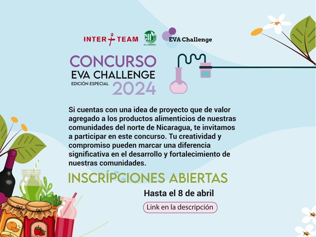 Inscripciones Abiertas Para Concurso EVA Challenge 2024